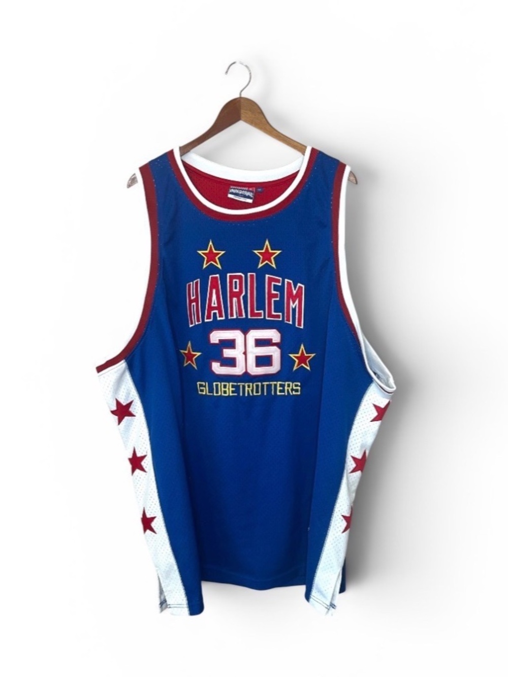 Harlem Globetrotters Platinum Fubu #36 Meadowlark Lemon Basketball Jersey 5X
